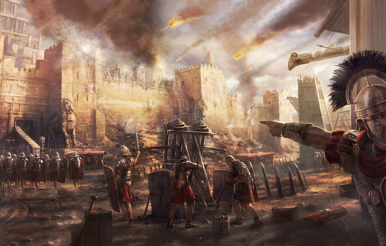 Wallpaper Egypt Walls Battle Roman Army Legio Centurion