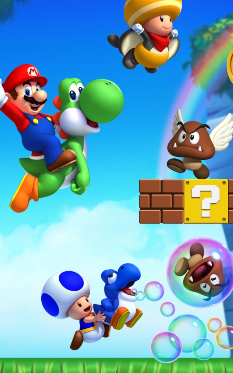Here S A Nice New Super Mario Bros U Wallpaper For Your Phone D