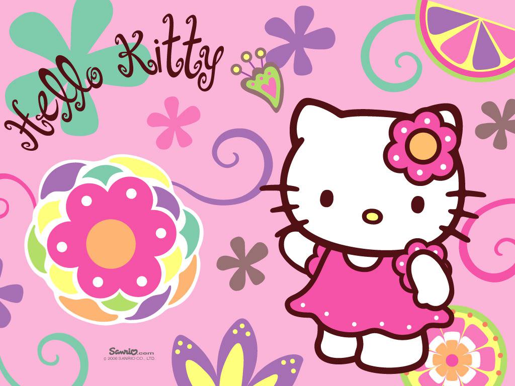 Hello Kitty HD Background Wallpaper Image