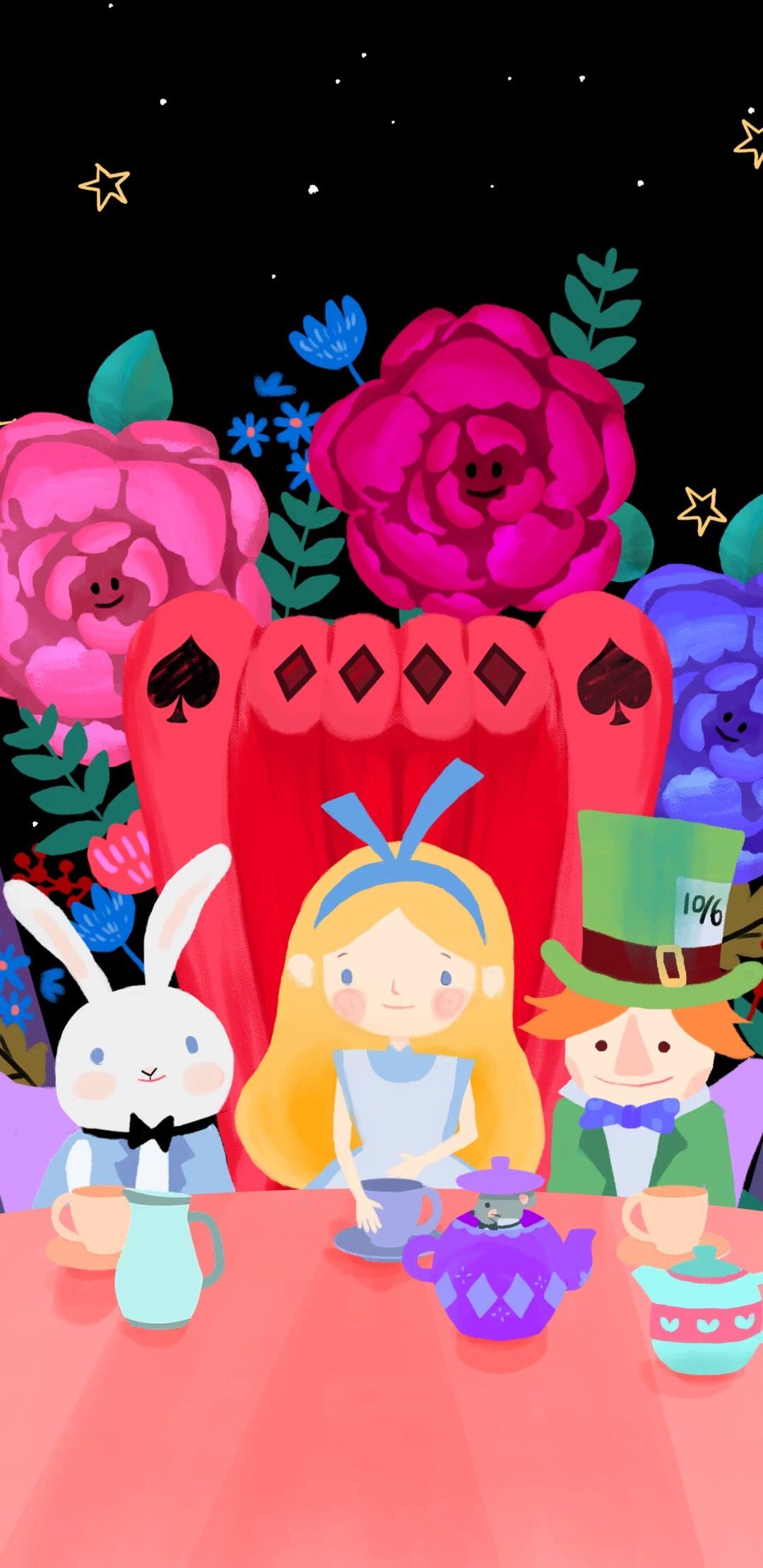 Alice In Wonderland Wallpaper By Dajeong Kim Disney Cartoon Characters