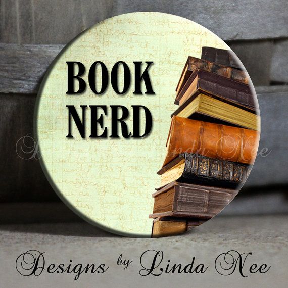 Listing Book Nerd With Antique Books On Yellow