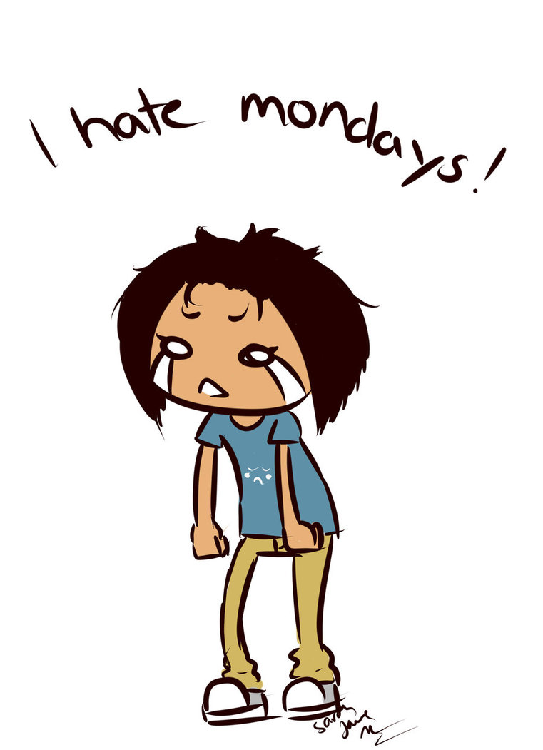 Hate Mondays Wallpaper I By Sasa Jane