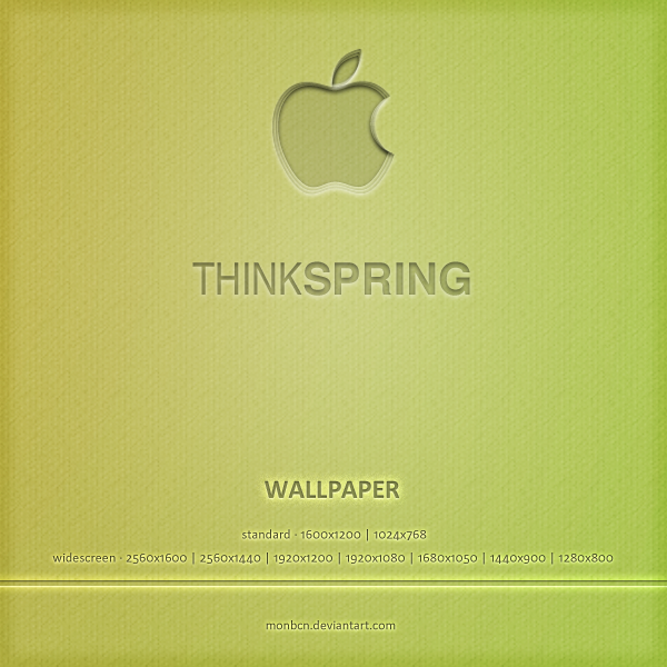 Think Spring Wallpaper By Monbcn