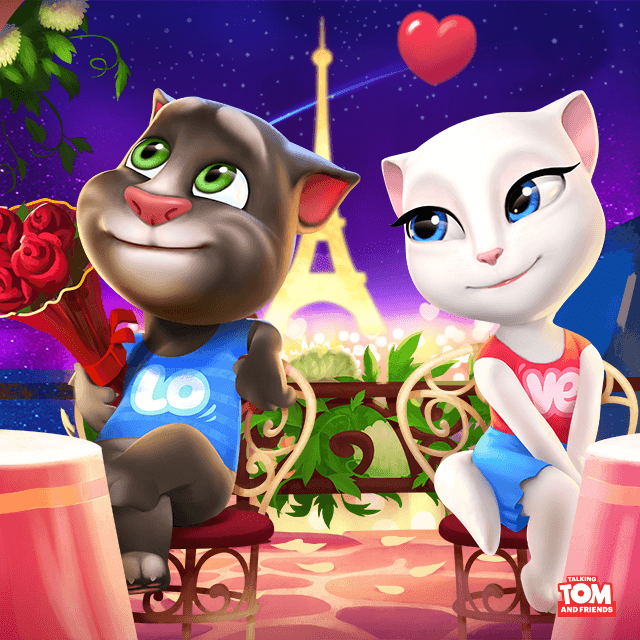 The Happiest Valentine S Day Talking Tom And Friends
