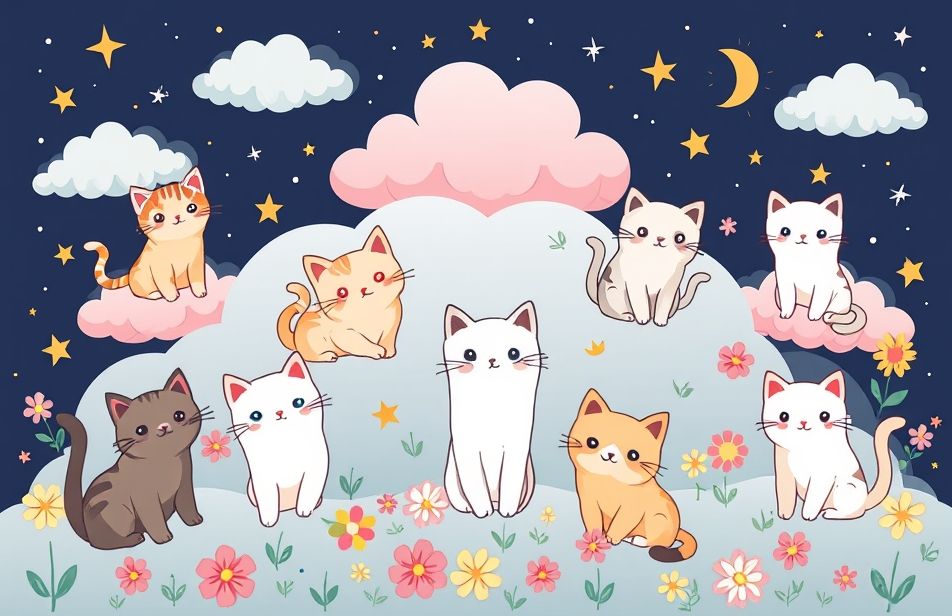 Kawaii Cat Wallpaper