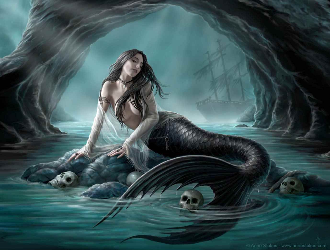 Fantasy Wallpaper Mermaid Background