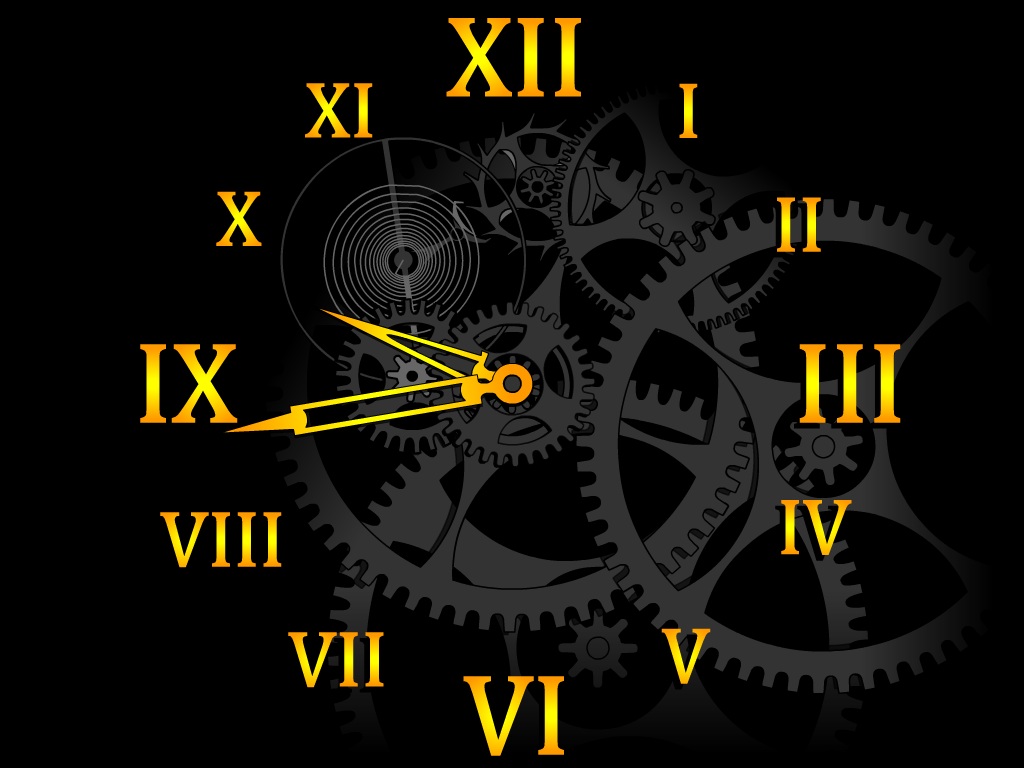 Clock Mechanism Screensaver Bei Ware