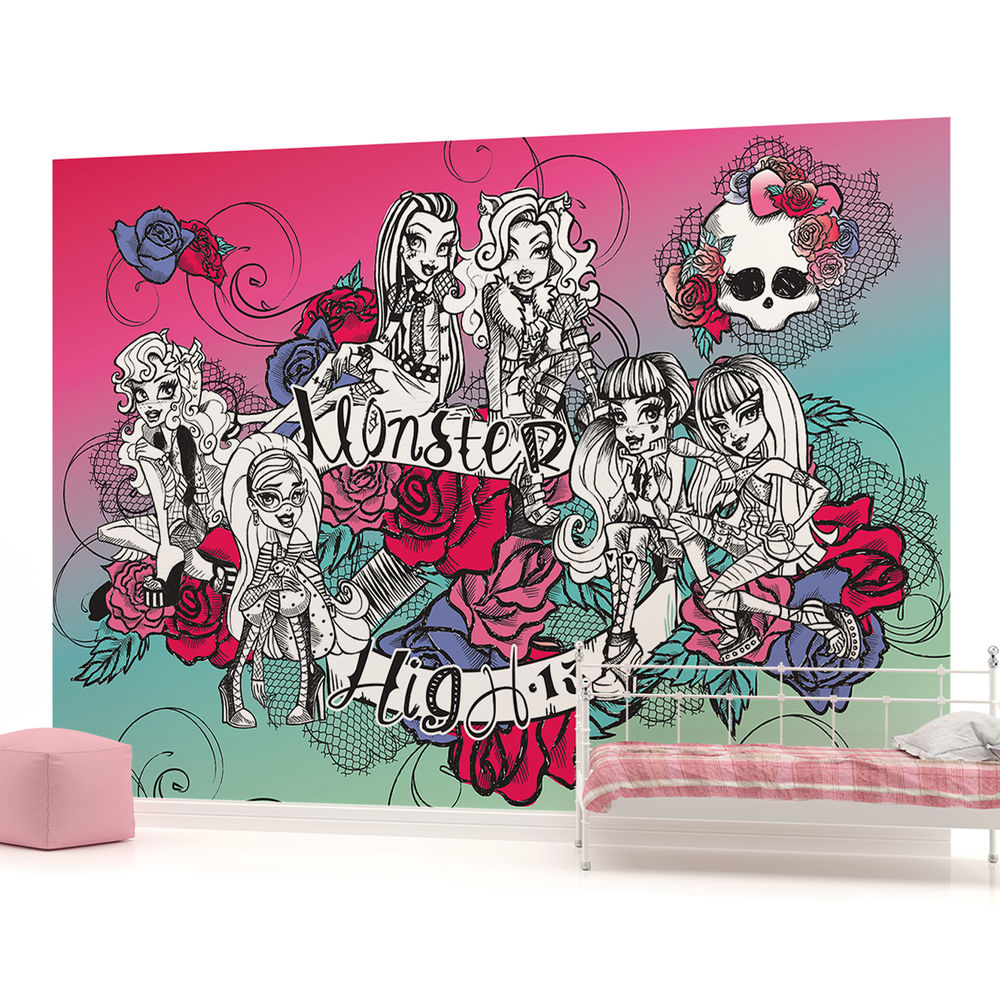 Monster High Girls Boys Bedroom Photo Wallpaper Wall Mural Picture