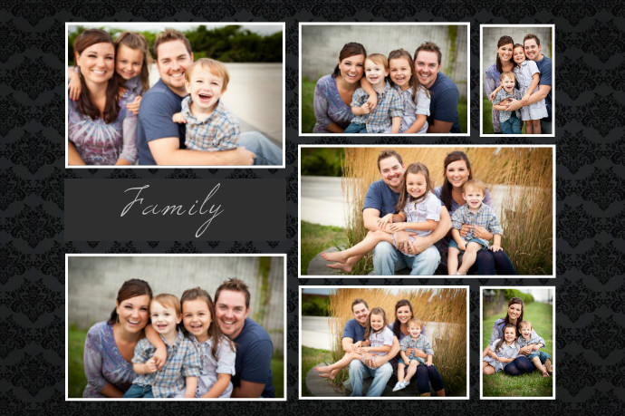 PosterMyWall Custom Family Collage Template