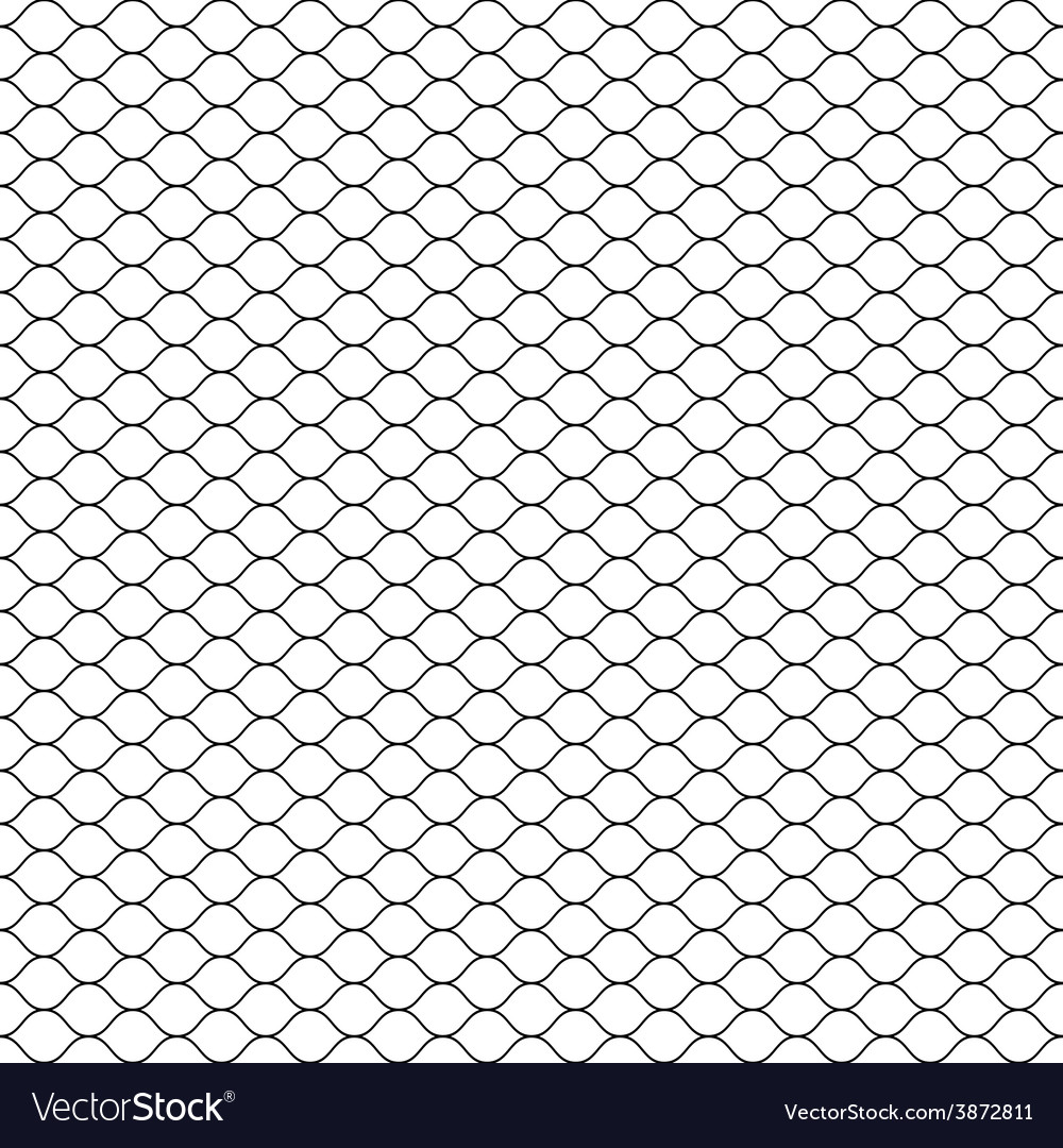 Seamless Cage Grill Mesh Octagon Background Vector Image