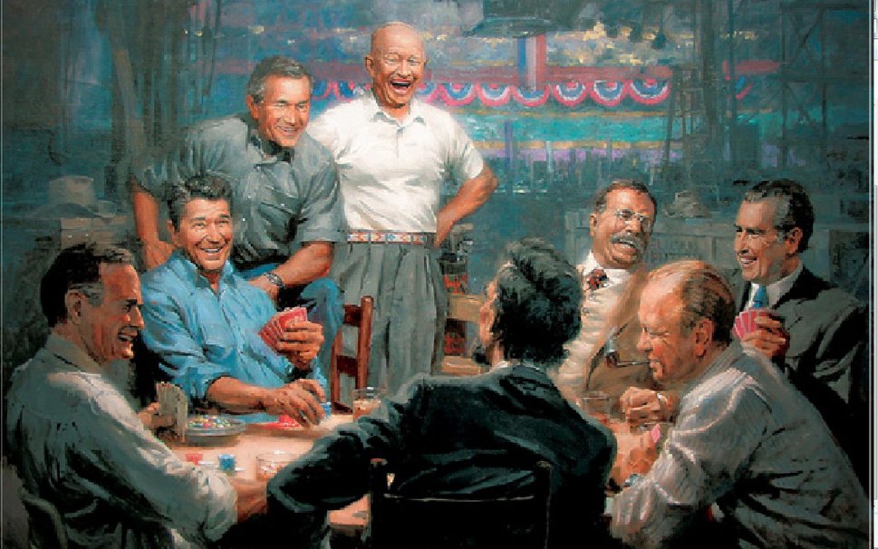 Presidential Poker Wallpaper