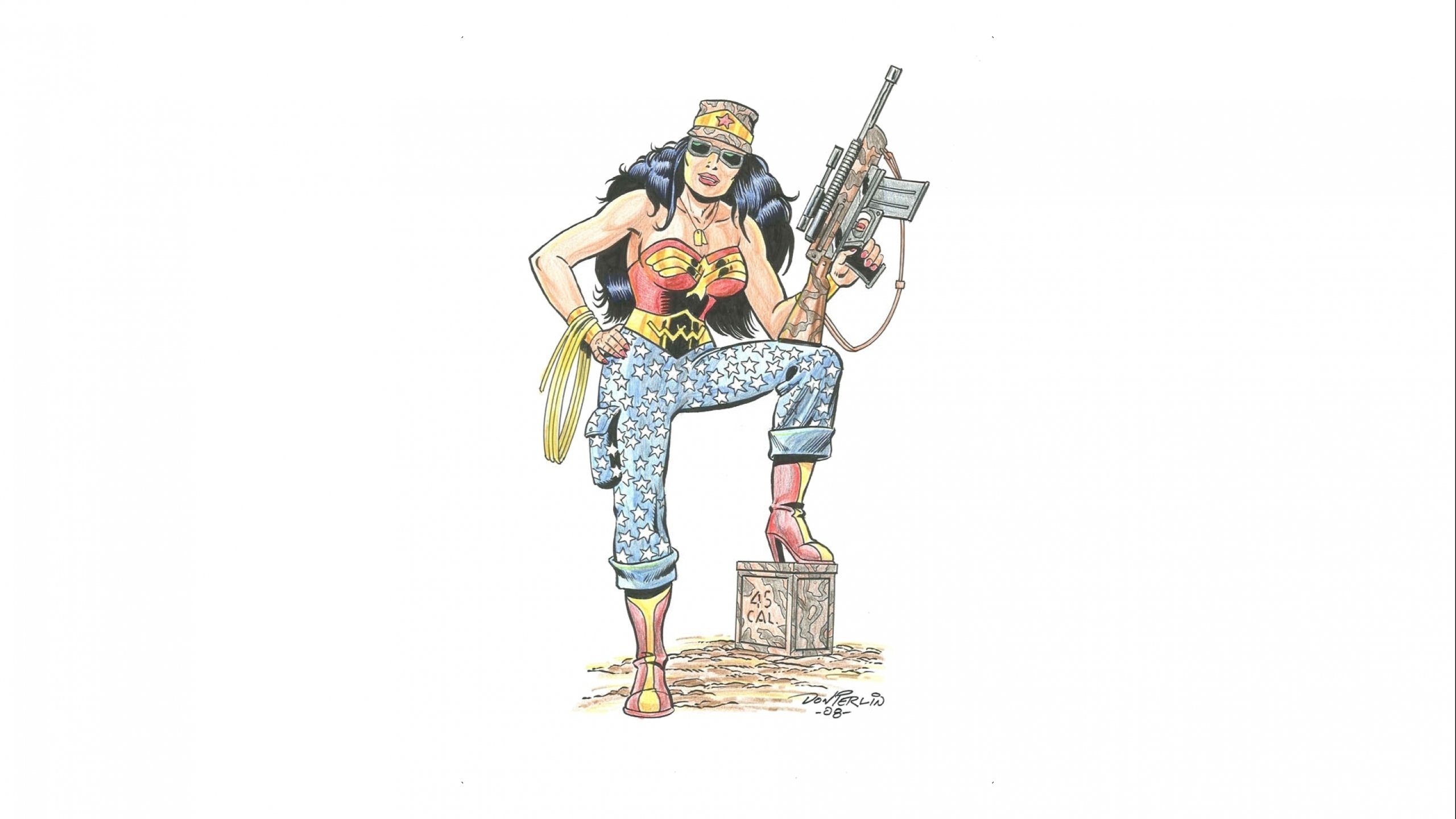 Wonder Woman Superhero Girl Sexy Babe Girls Wallpaper
