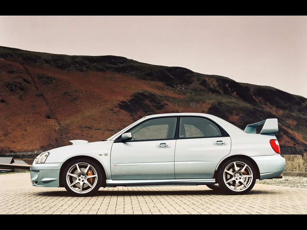 Subaru Impreza Wrx Sti Wr1 Side Hills Wallpaper
