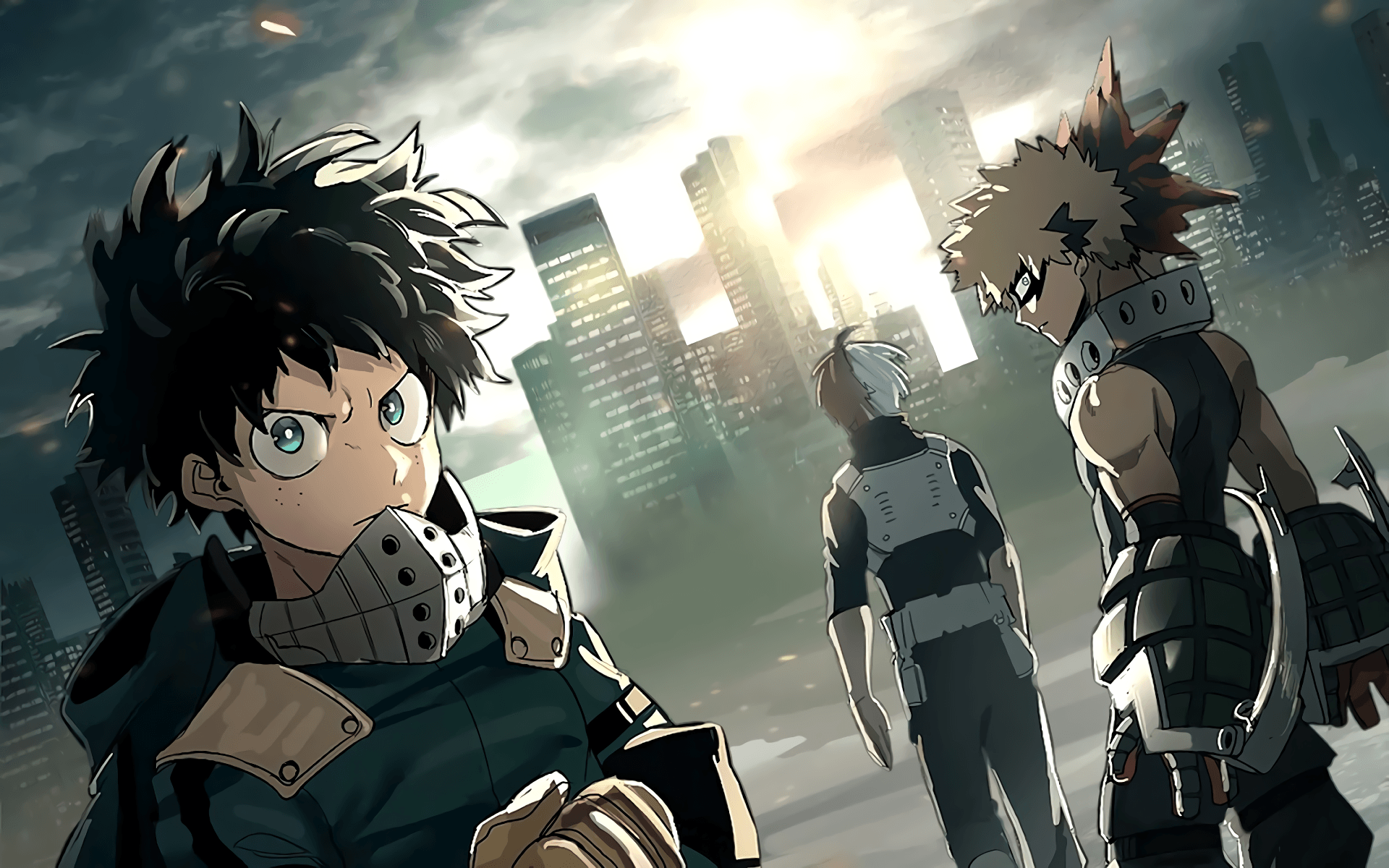 The Best Wallpaper Deku Todoroki And Bakugou