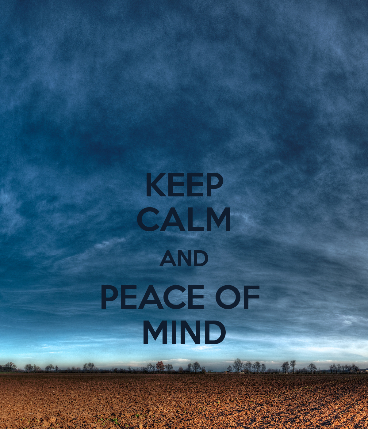 Keep Calm And Peace Of Mind Carry On Image Generator