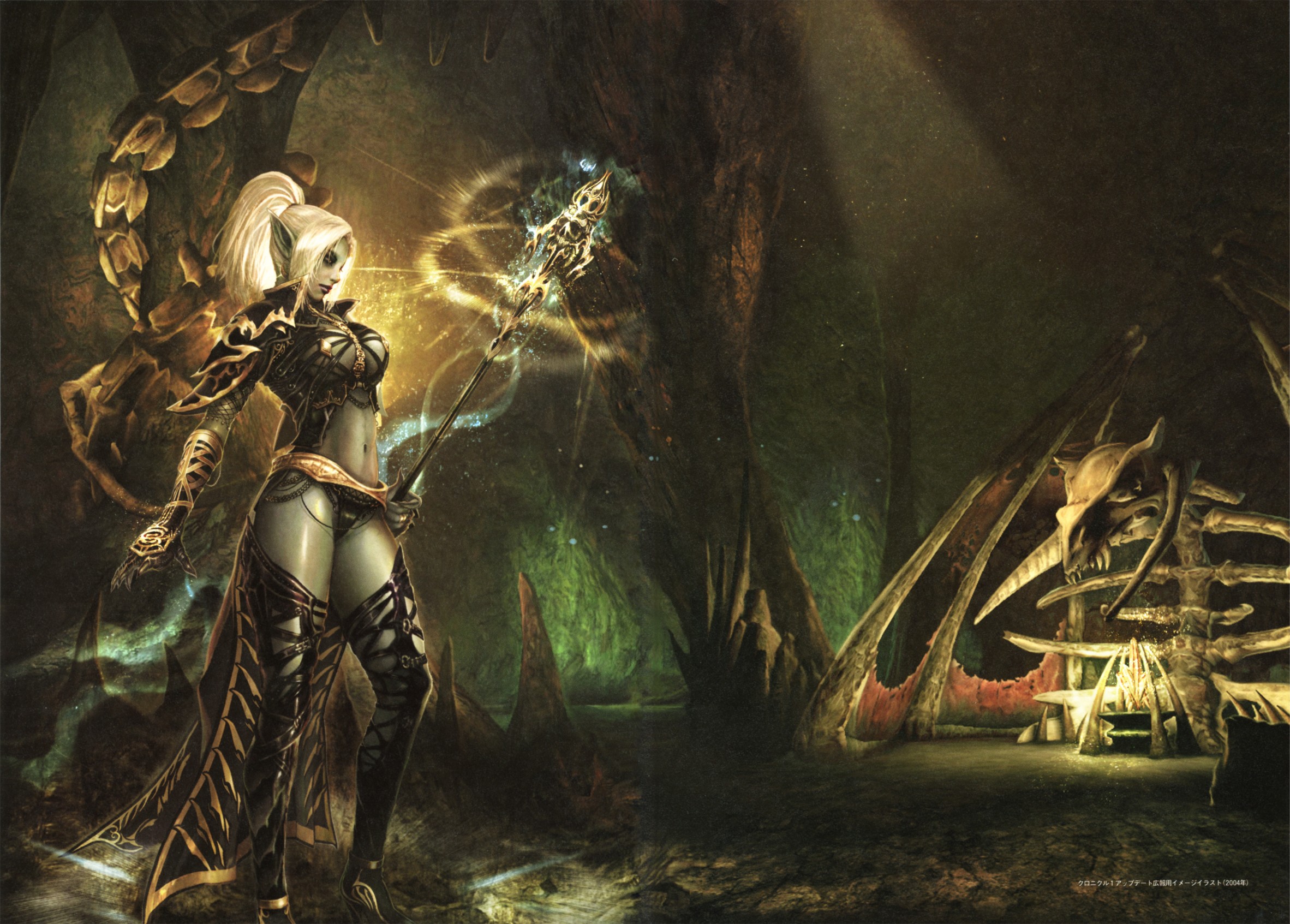 Dark Elf Video Game Wallpaper Wallpaperesque