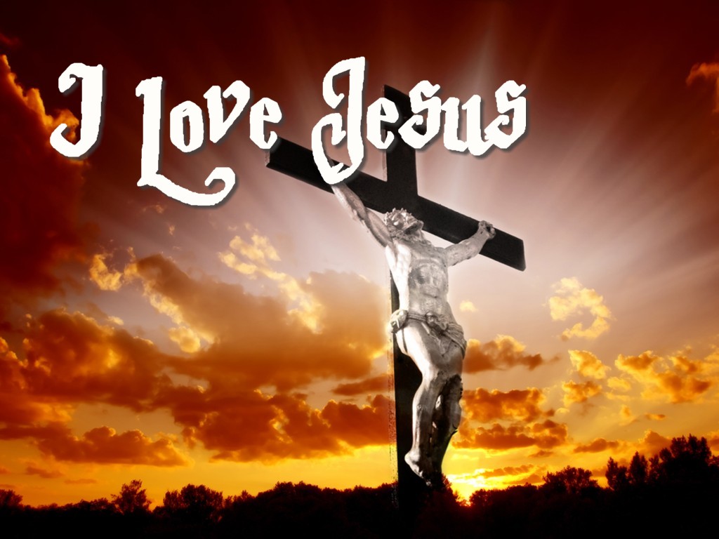 Jesus Christ On Cross I Love Jesus