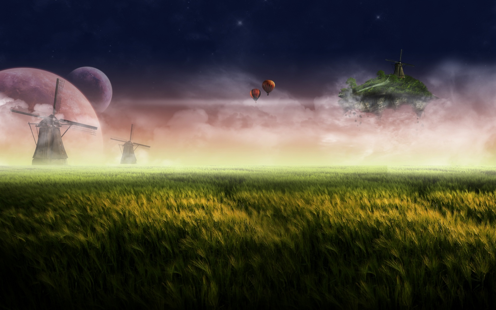 Sci Fi Landscape HD Wallpaper