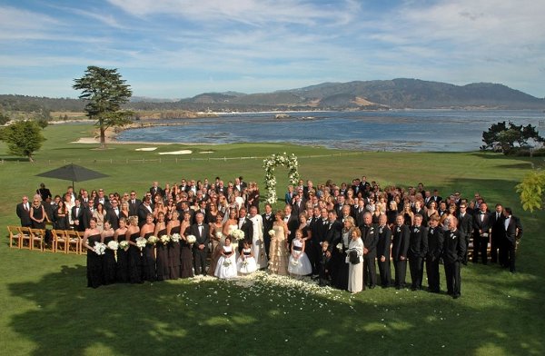 The Famous 18th Hole Of Pebble Beach Golf Links In Background