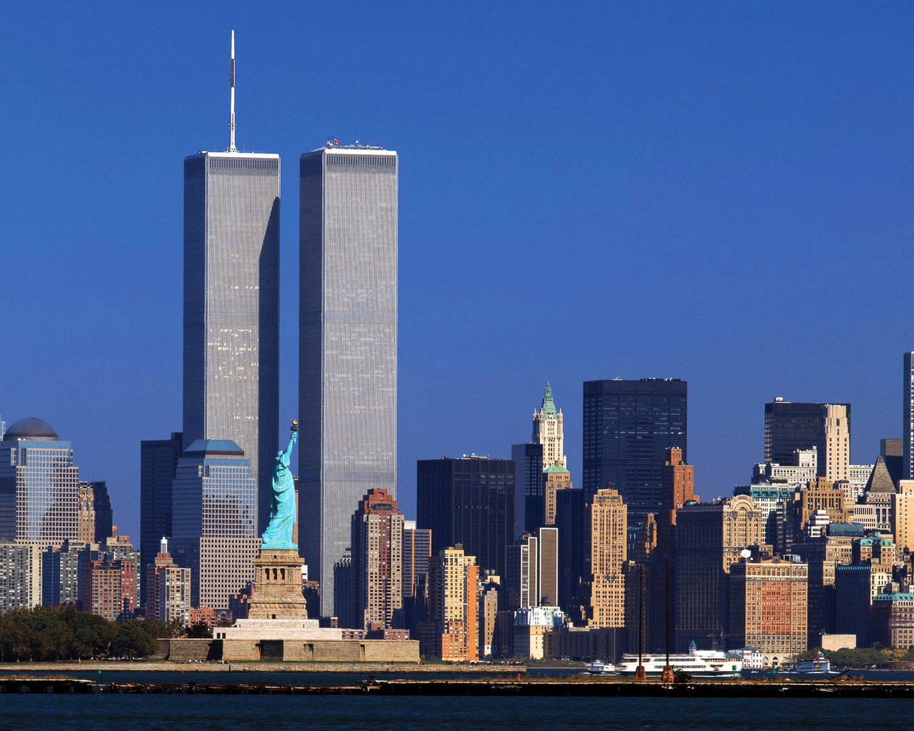 Wallpaper Of The Twin Towers In New York Picture