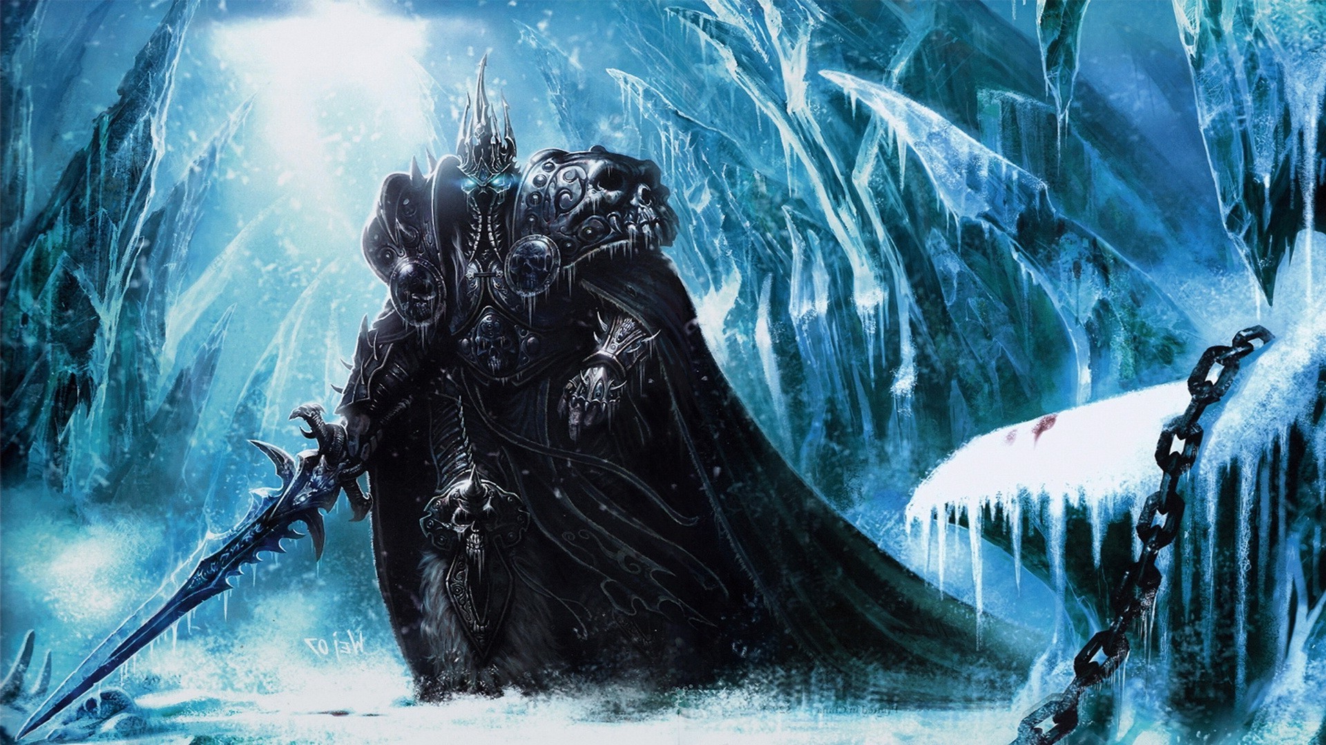 Fantasy Art Warcraft Arthas Lich King Wallpaper HD