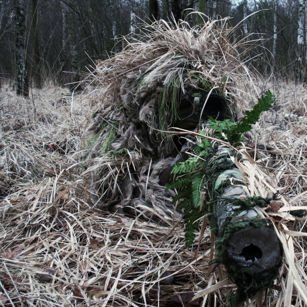 sniper camouflage ghillie suit 3648x2736 wallpaper Wallpaper Free