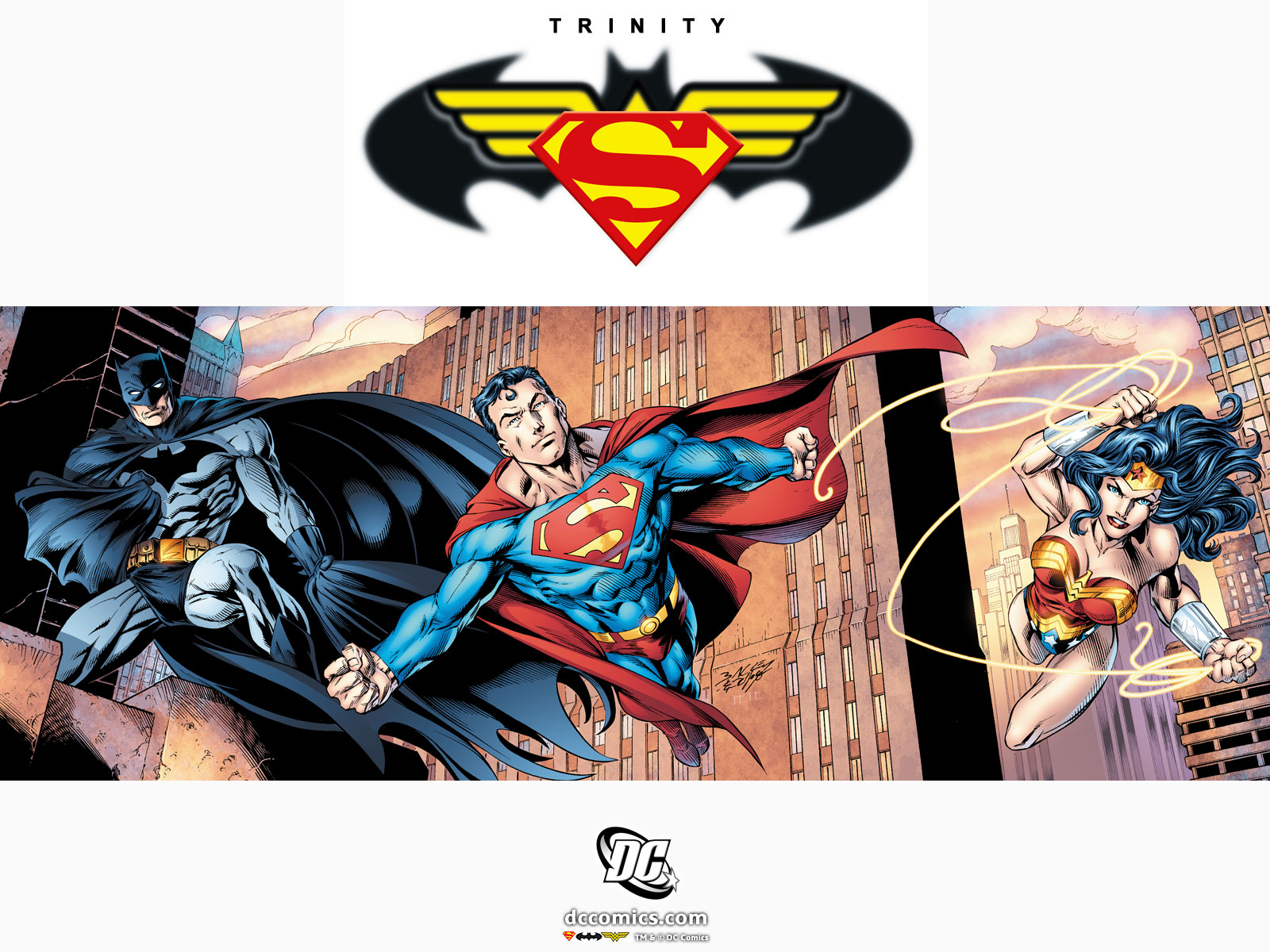 Wonder Woman Superman And Batman Wallpaper