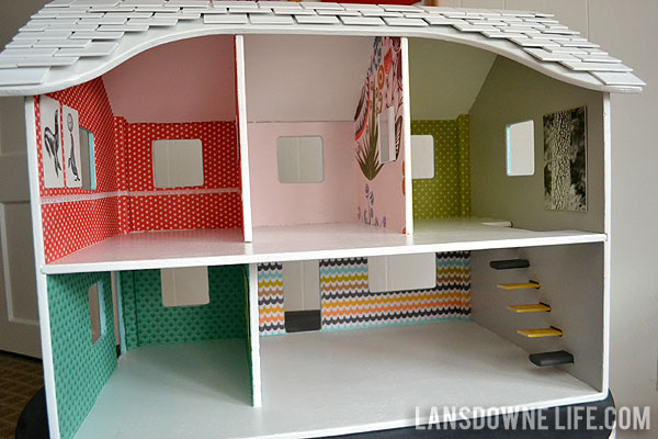 Modern Diy Dollhouse With Homemade Furniture Part Of Lansdowne