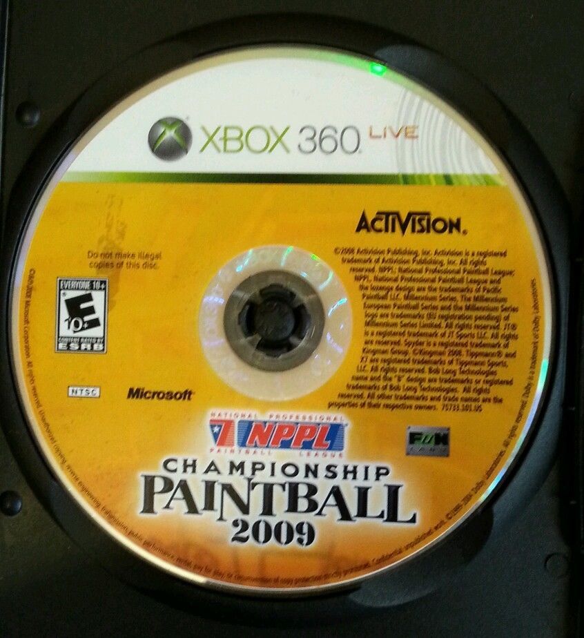 Xbox Nppl Championship Paintball Everyone Ntsc U C