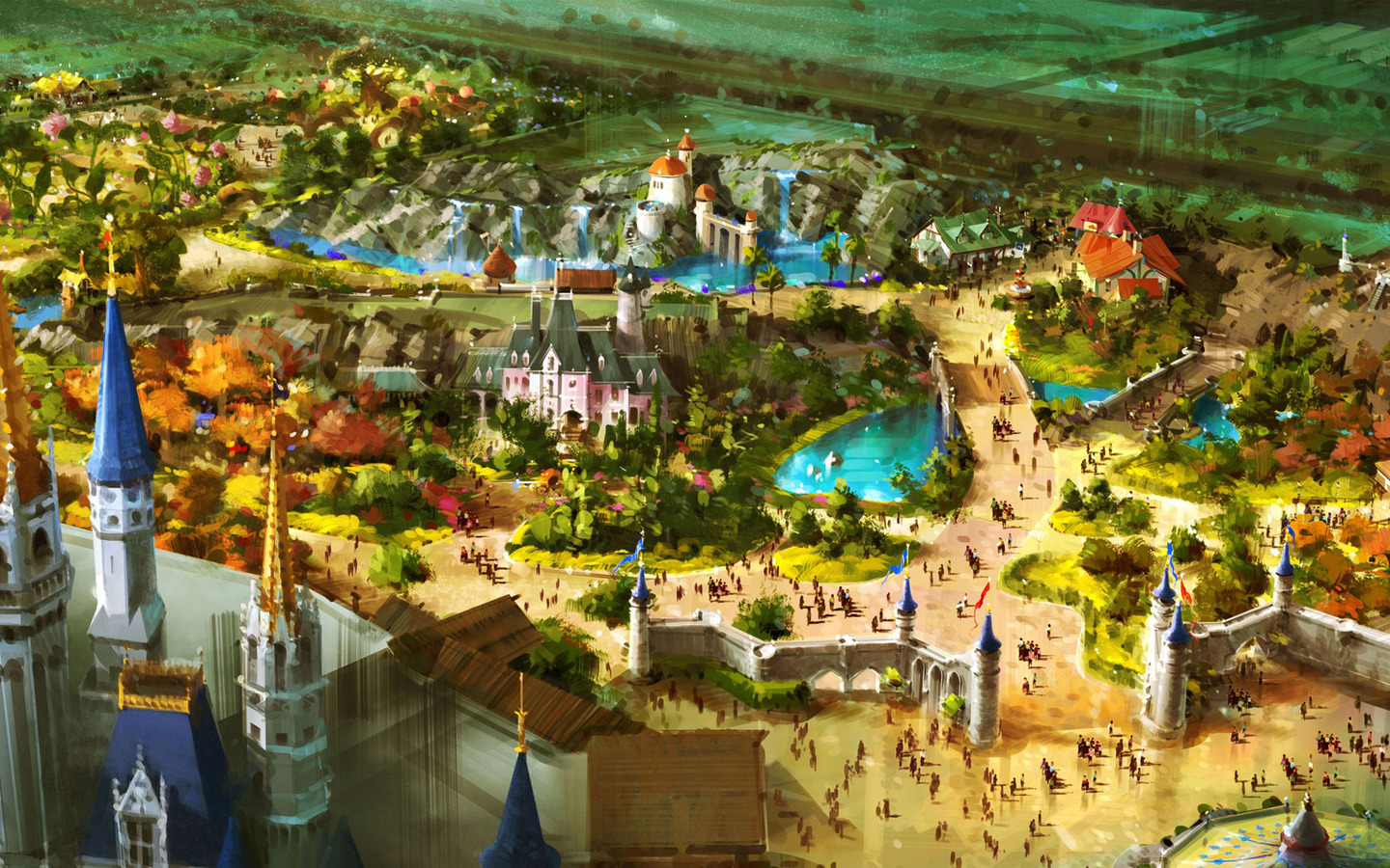 Walt Disney World S Fantasyland Widescreen Wallpaper