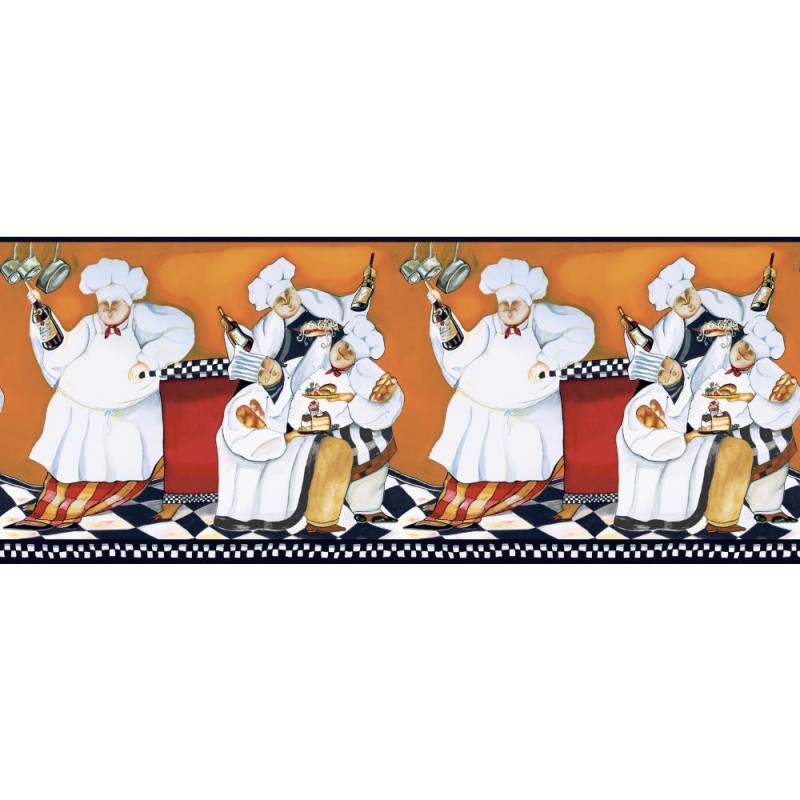 Free Download Wallpaper Border Novelty Chefs A Cookin Border