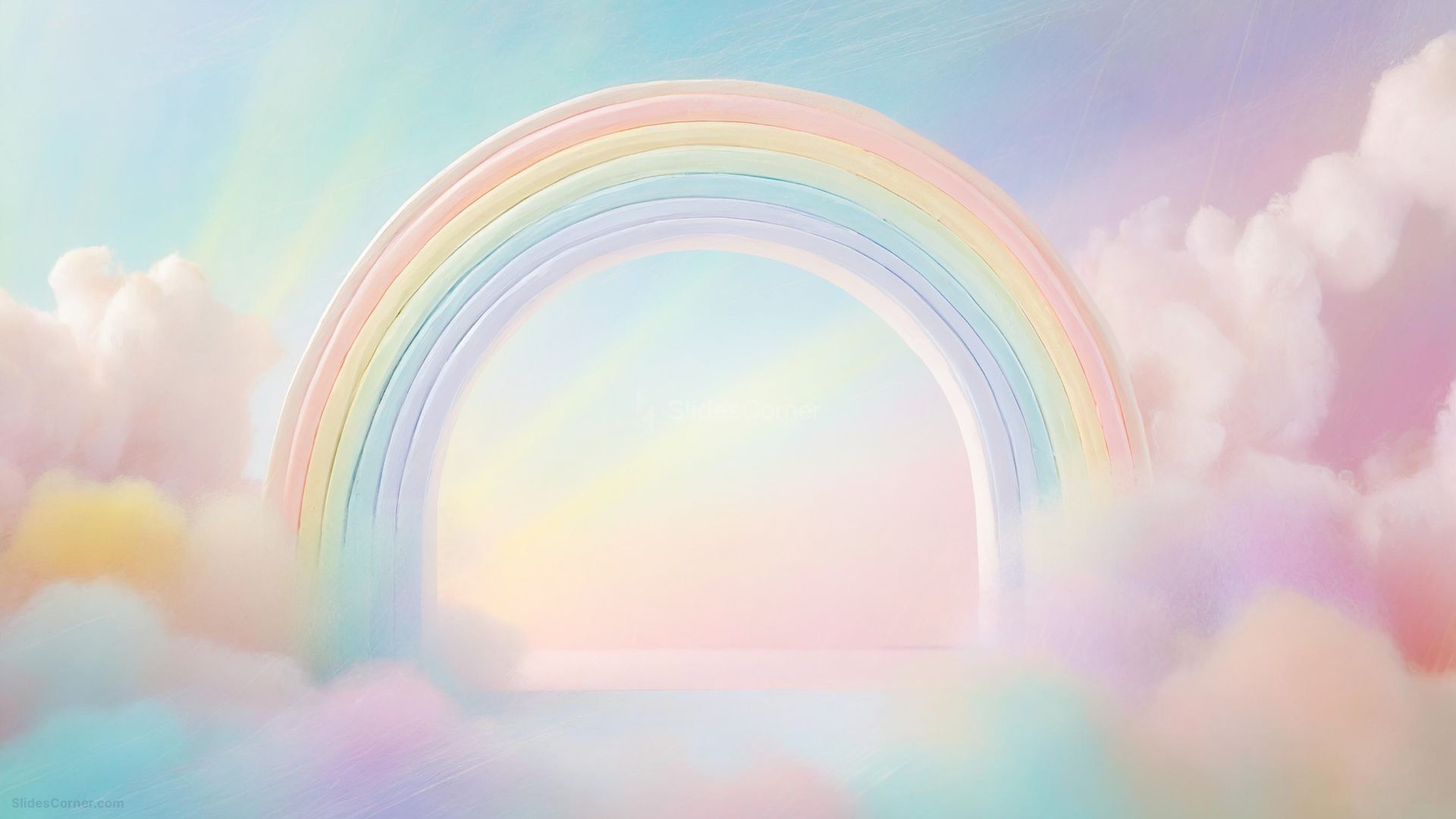 Pastel Rainbow Aesthetic Wallpaper