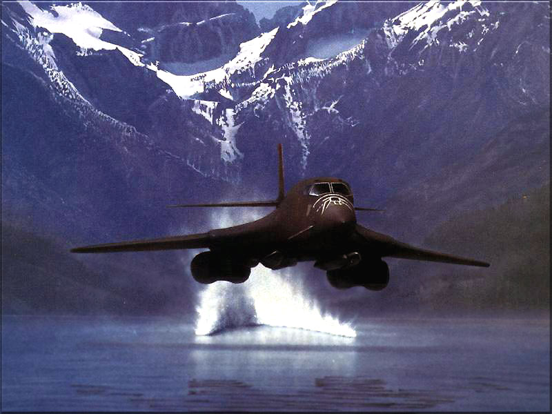 Jet B 1b Bomber Wallpaper Background