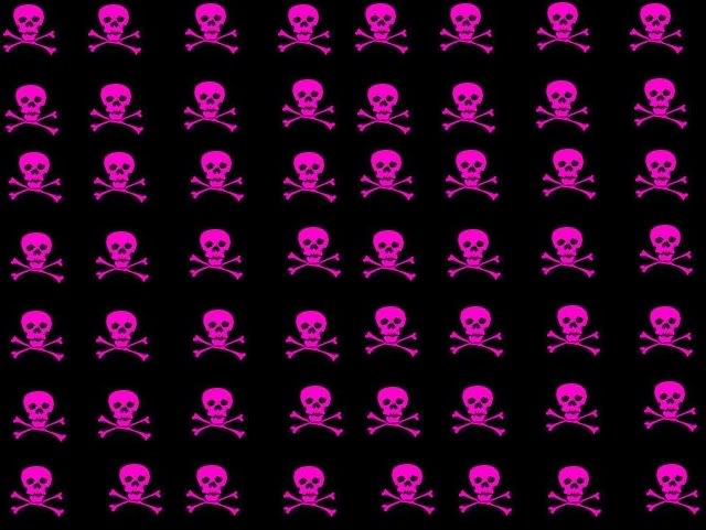 Pink Skull Wallpaper Background Theme Desktop