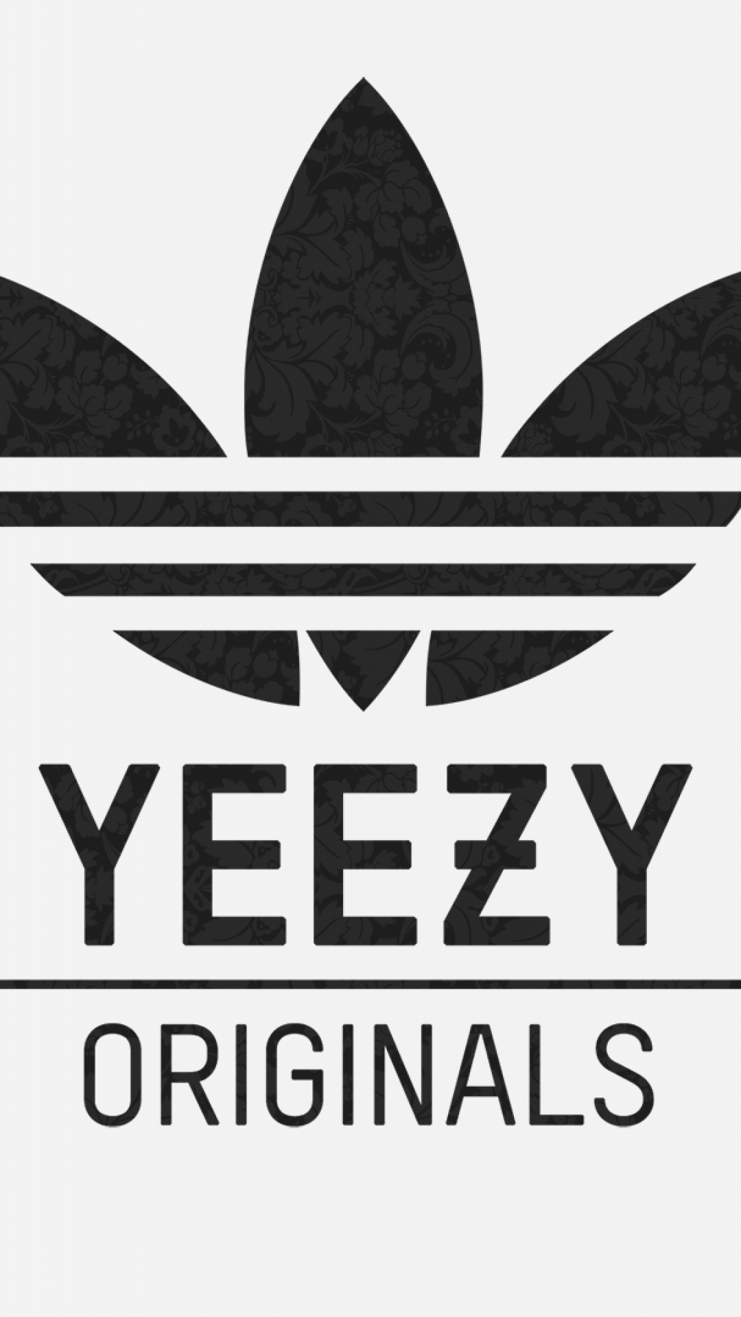 Download Wallpaper 1080x1920 Adidas Yeezy Logo Sony