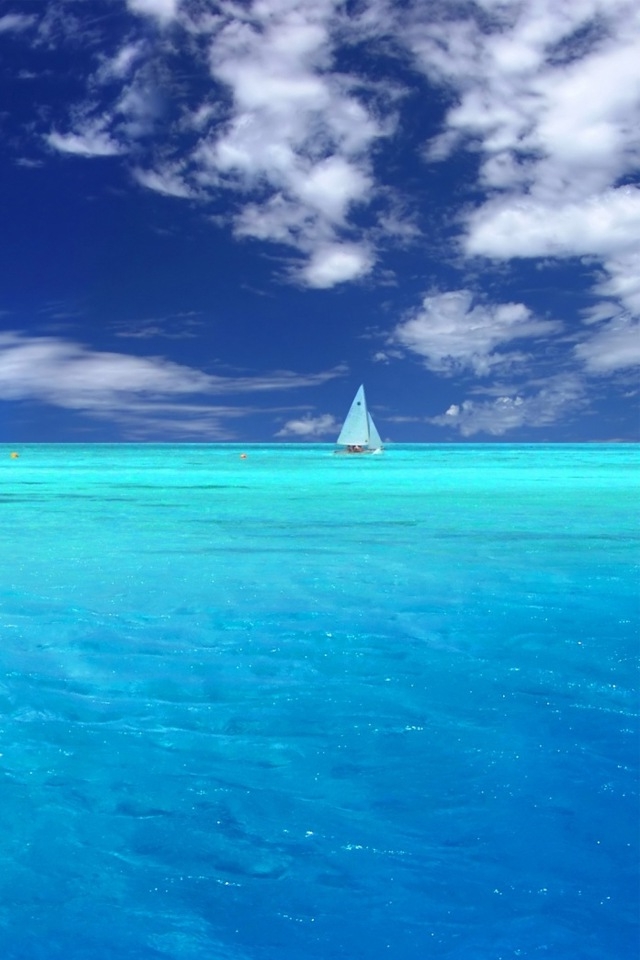 Wide Ocean iPhone HD Wallpaper