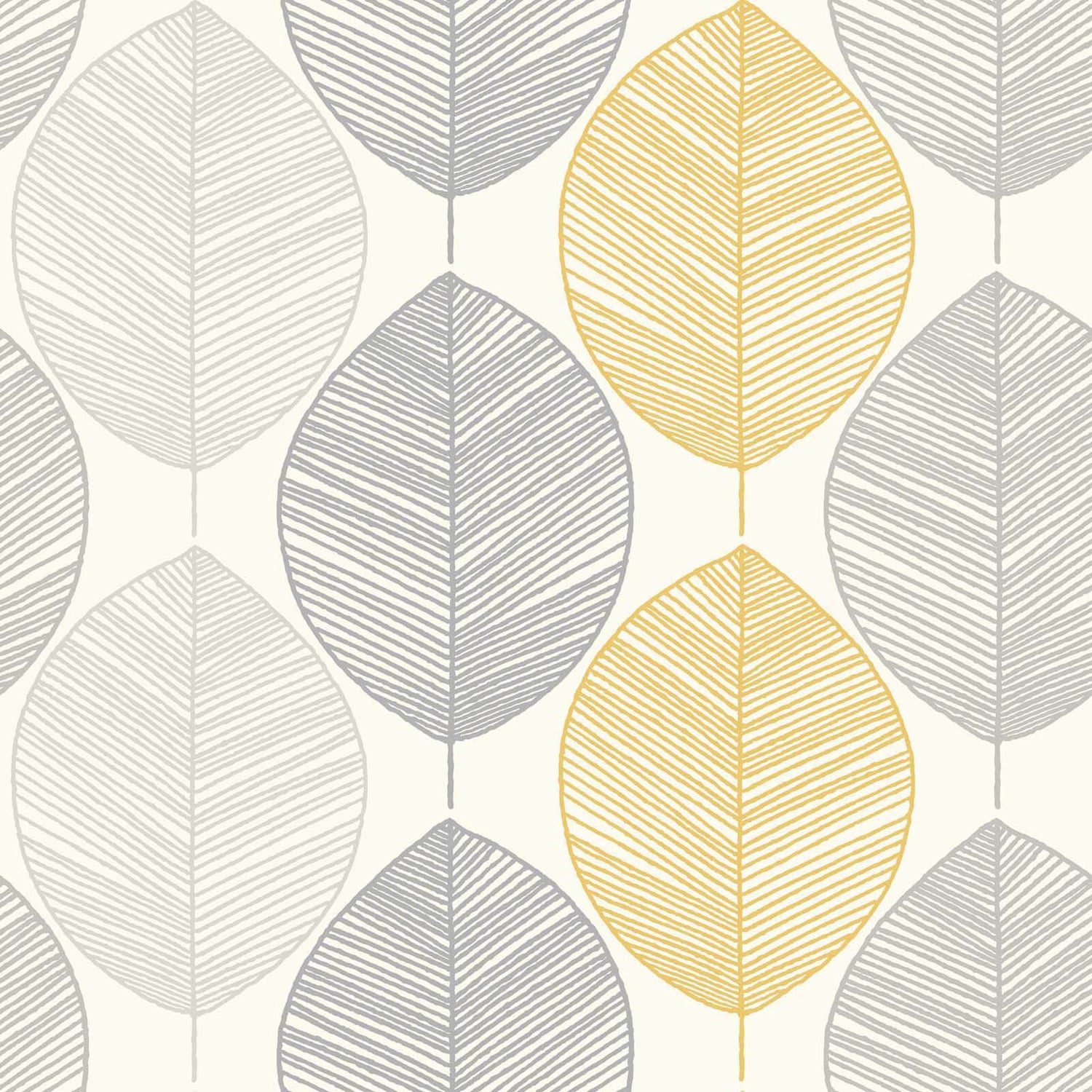 Grey And Yellow Wallpaper
