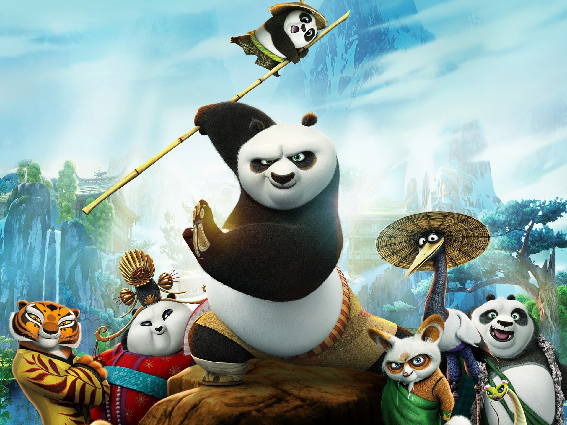 1080p Movie Panda Kungfu Fu Kung HD Wallpaper