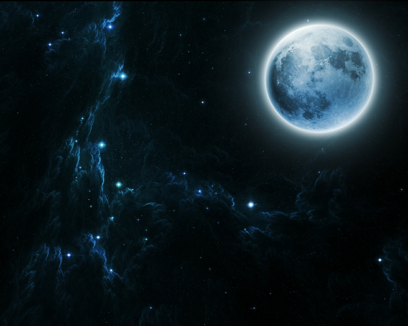 Stars Moon Wallpaper Moons Desktop