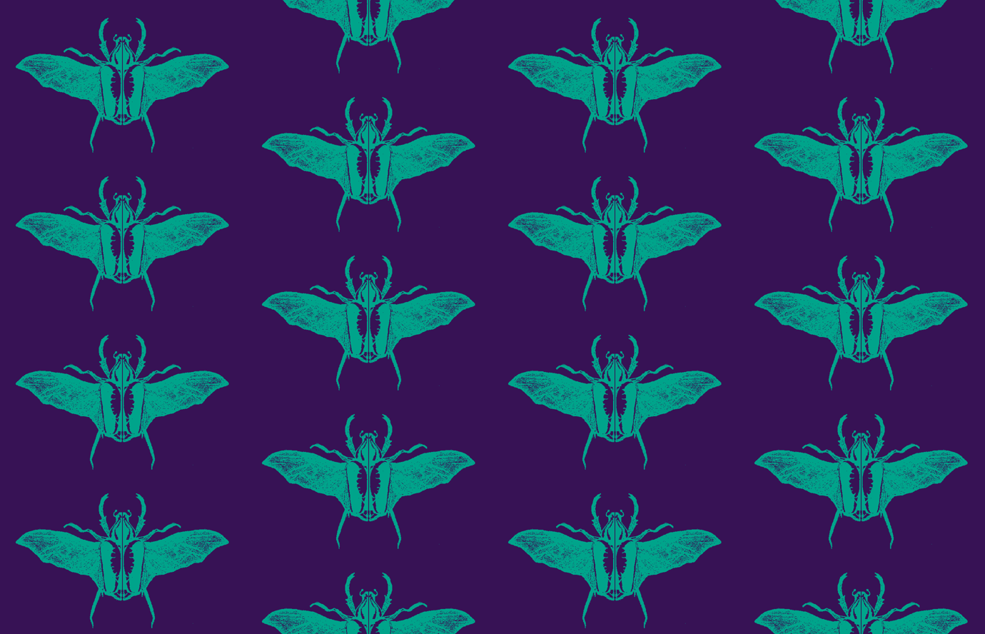 Turquoise And Purple Wallpaper In Flight