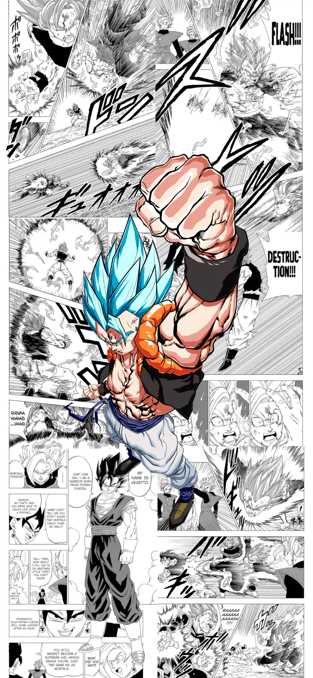 Dragon Ball Z Manga Pop Wallpaper riphonewallpapers