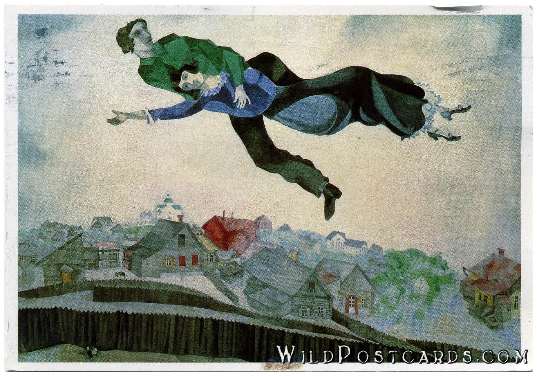 Pinturamadrid Marc Chagall El Poeta Las Tres Y Media