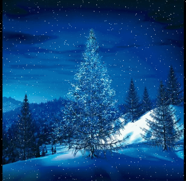 Winter Landscape Animations And Scenic Wintery Snow Moving Clip Art