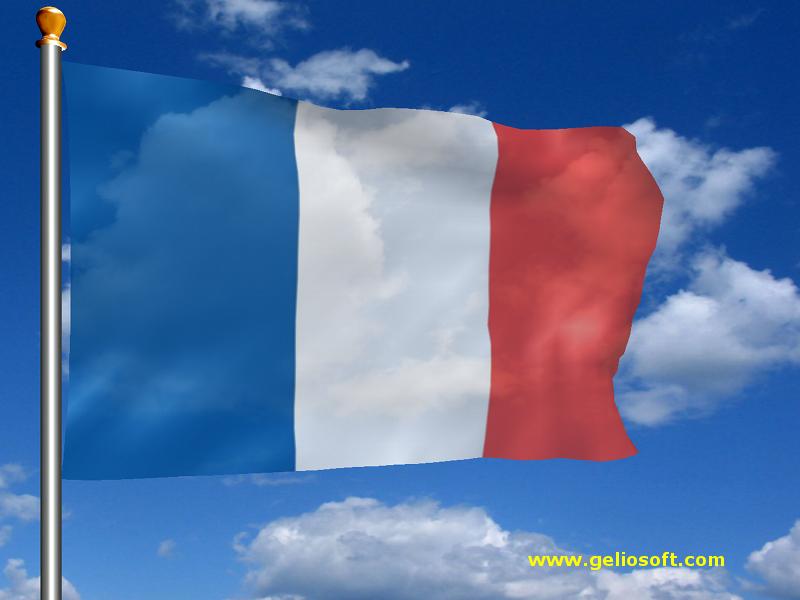 Graafix Spot Wallpaper Flag Of France
