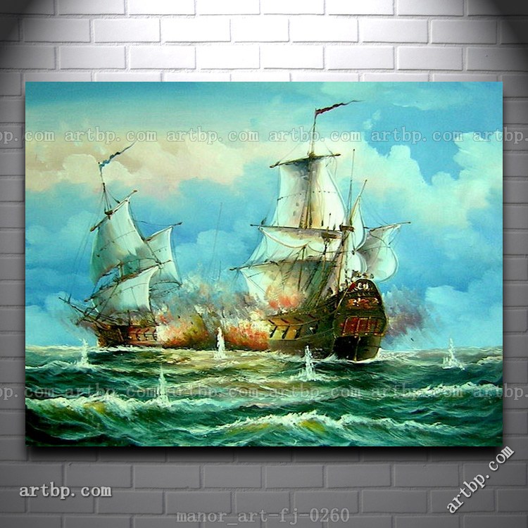 Contemporary Seascape Arts And Crafts Modern Wallpaper Acrylic Paints