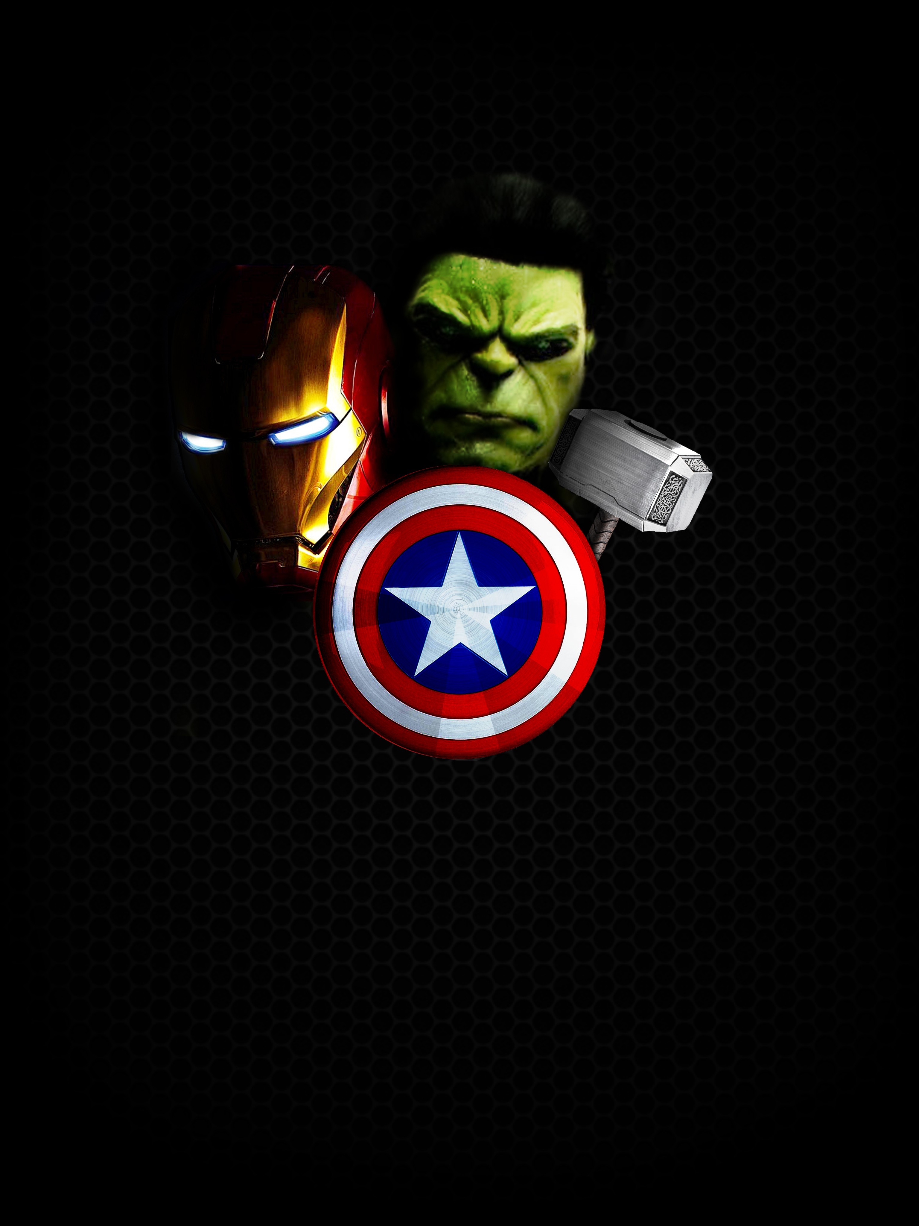 Hulk Ic Character Iron Man Captain America iPad Avengers