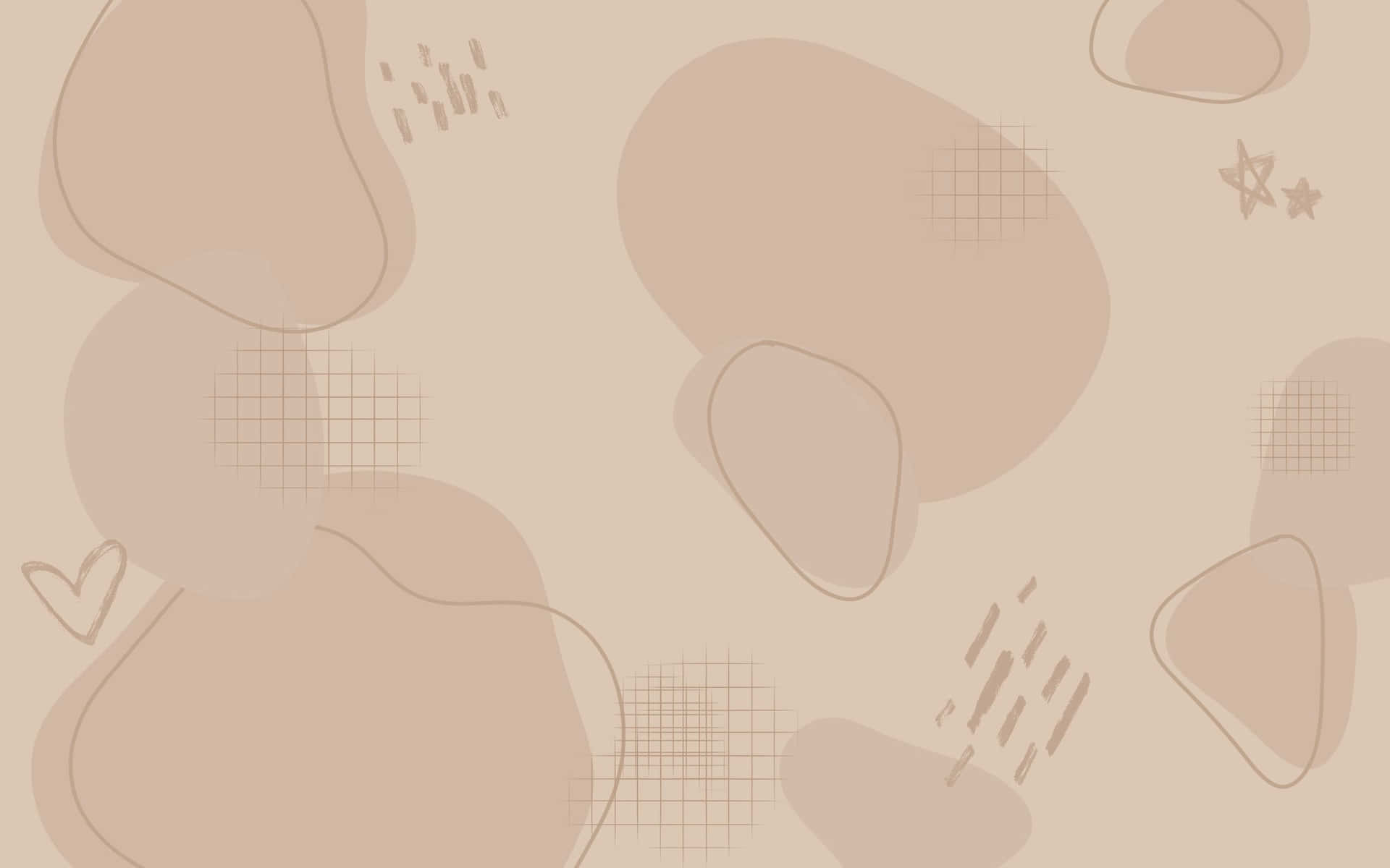Neutral Aesthetic Desktop Wallpaper