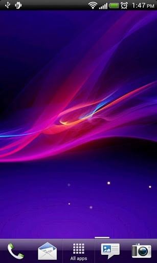 Xperia Z Ray Live Wallpaper Inspired By New Sony Device