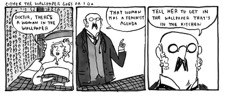 The Yellow Wallpaper By Kate Beaton Hark A Vagrant Ms Brigitte S