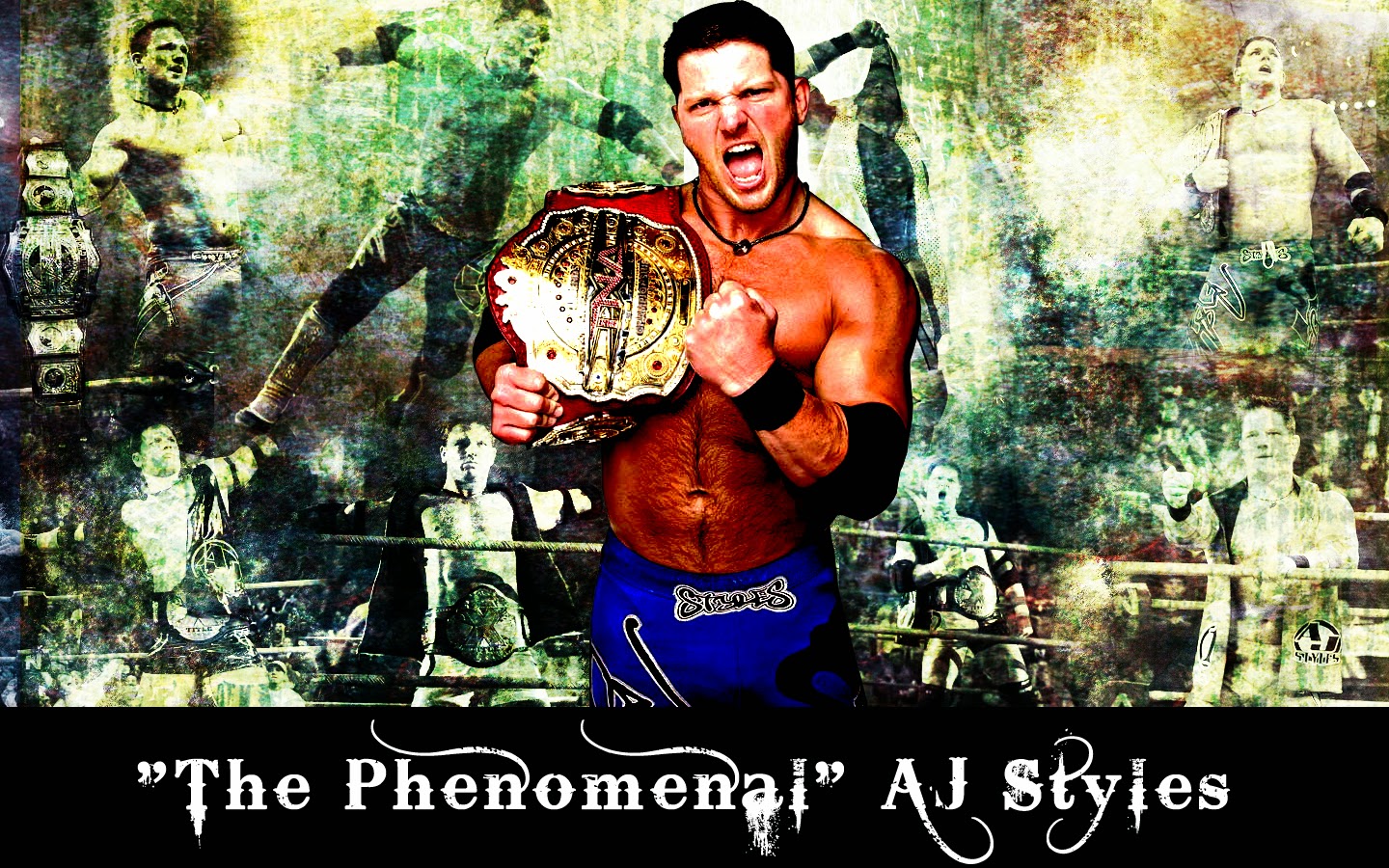 Aj Styles New HD Wallpaper Wrestling